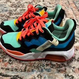 Boys youth size 6 (women’s 7.5) Jordan ma2 Neon sneakers